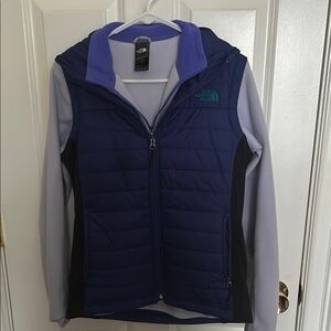The North Face Blue and Black Jacket